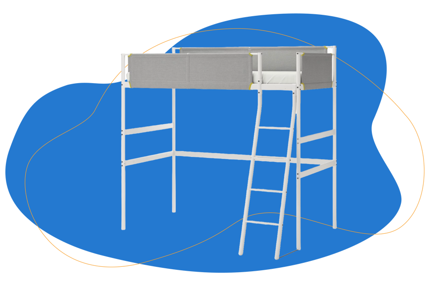 IKEA Vitval kinderbed hoogslaper